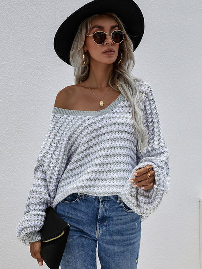 Sylvia Lantern Sleeve Oversized Women Sweater