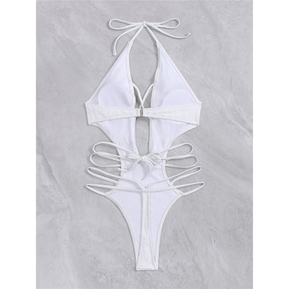 Dorothy Deep V Extreme Micro Thong One Piece Swimsuit