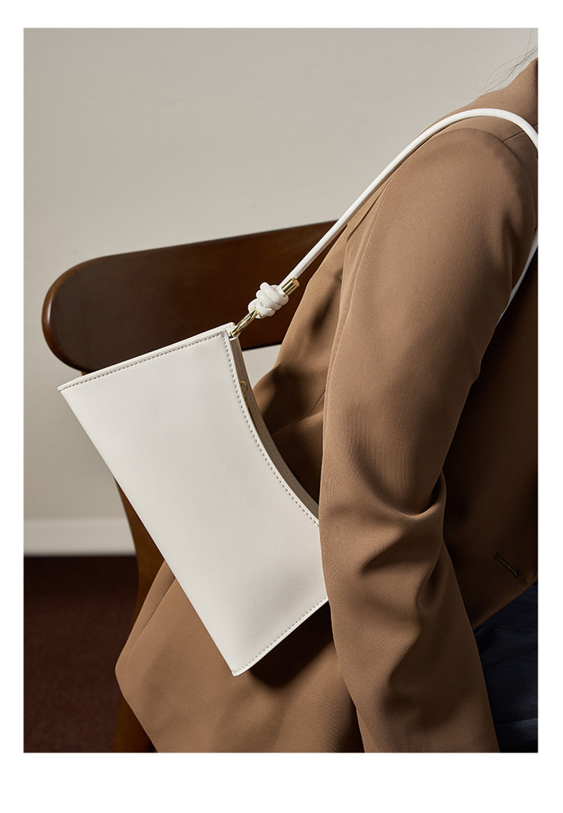 Hannah  Woman Cowhide Genuine Leather Underarm Shoulder Bag