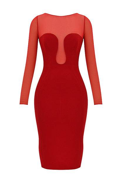 Tanya Strapless Sexy Midi Dress