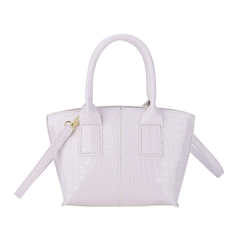 Kelly Crocodile Pattern Shoulder Crossbody Bag