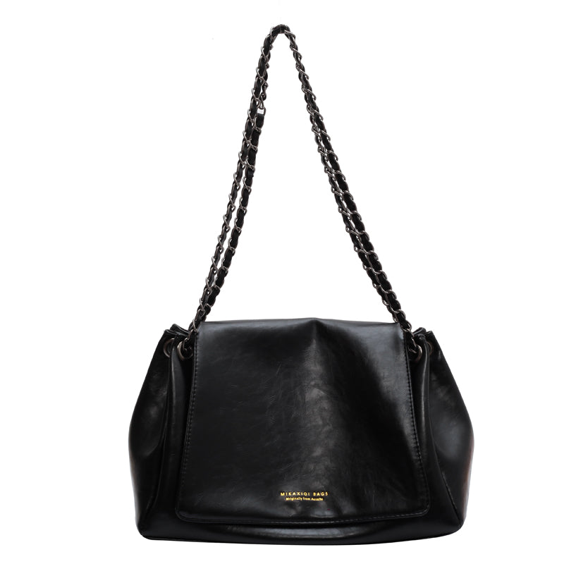 Tracy Leather Big Capacity Crossbody Messenger Bag