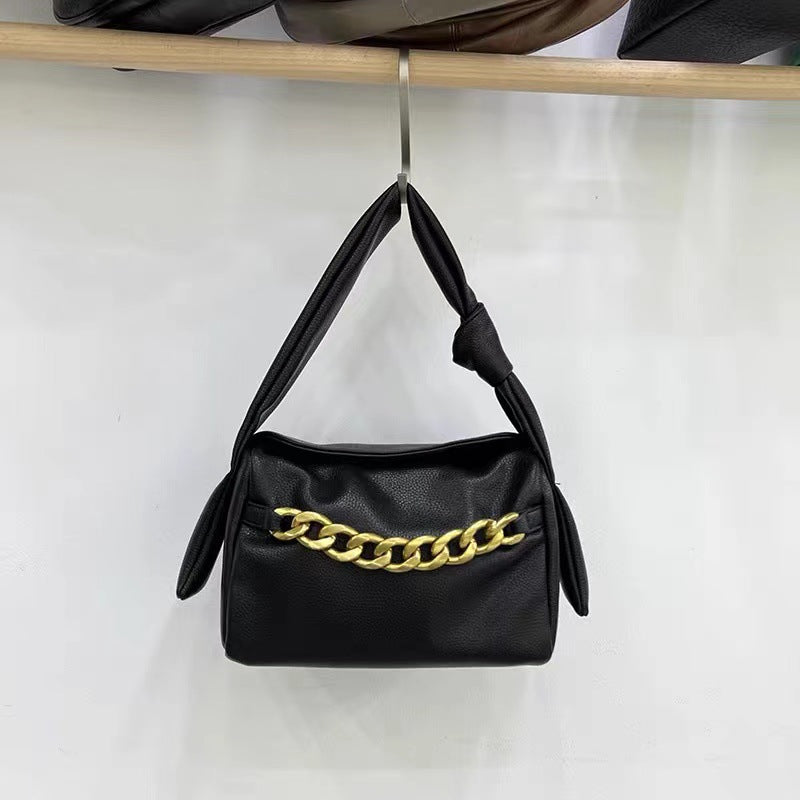 Scarlet Knot Handle Women Handbag