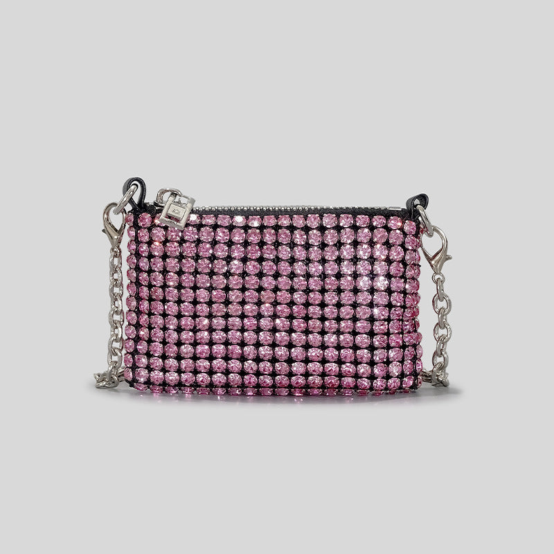 Pamela Diamonds Coin Purses Shinny Bag