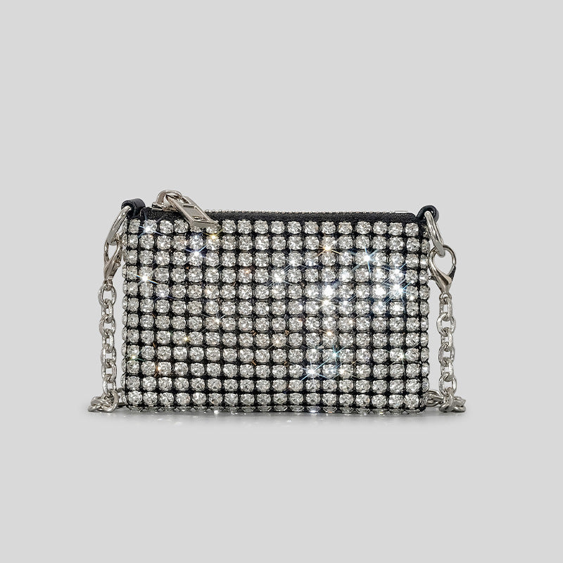 Pamela Diamonds Coin Purses Shinny Bag