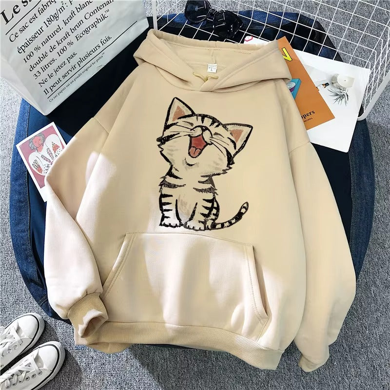 Purrfect 90s Vibes Hoodie