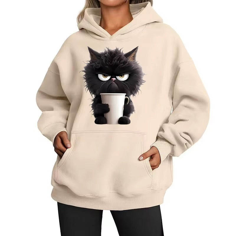 Funny Cat Women's Hoodie