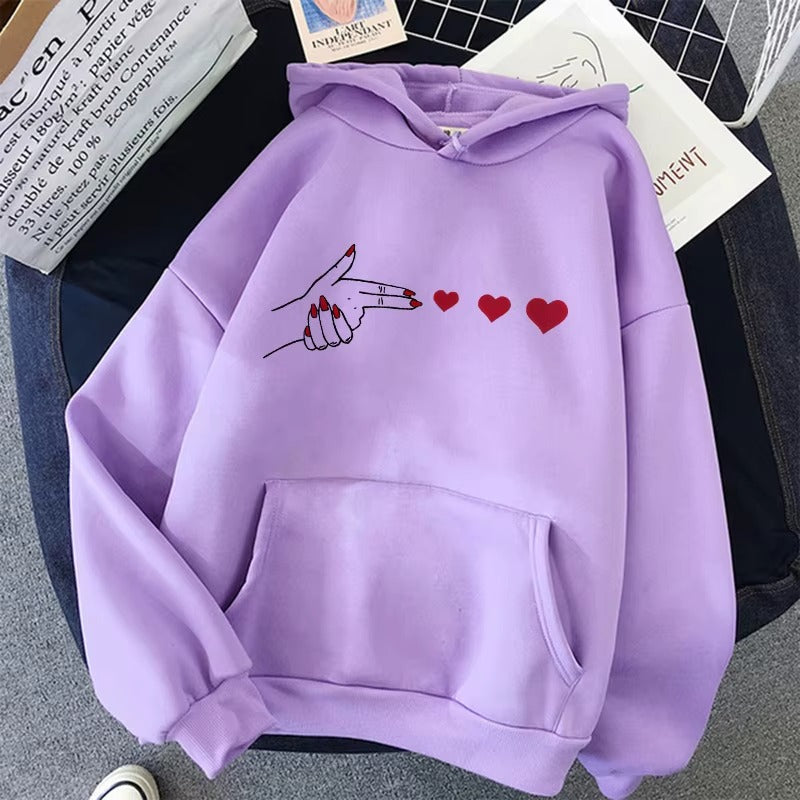 Alt Girl Funny Heart Hoodie
