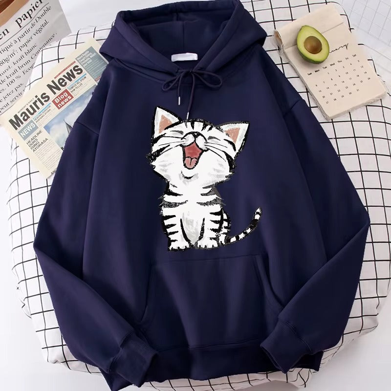 Purrfect 90s Vibes Hoodie