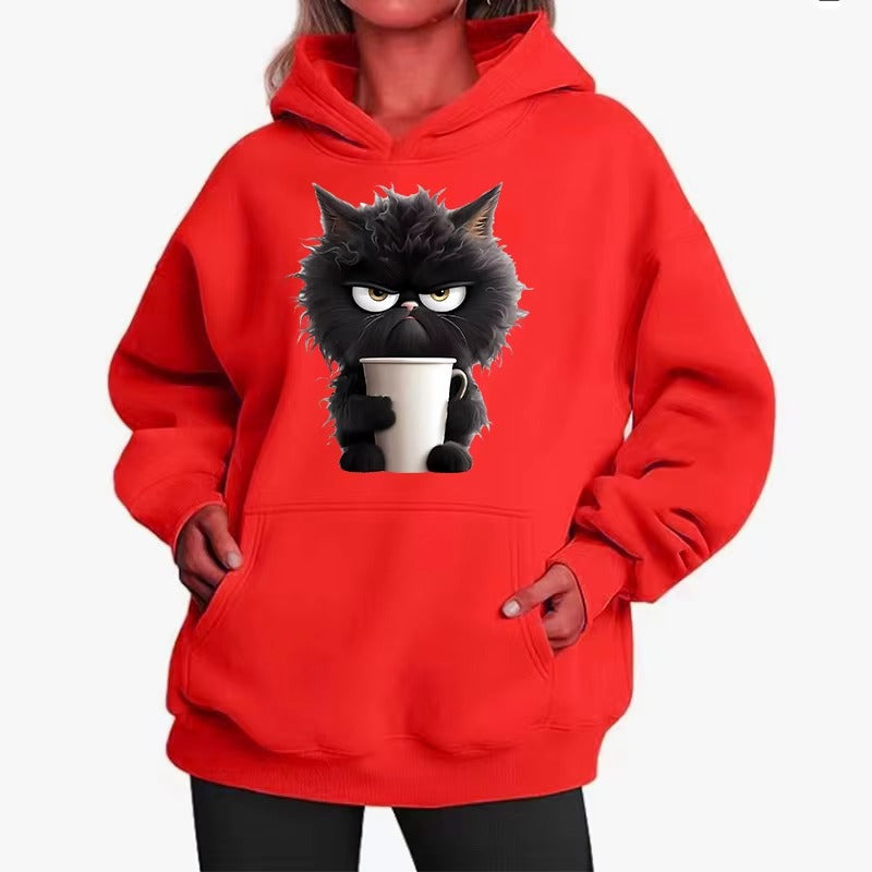 Funny Cat Women's Hoodie