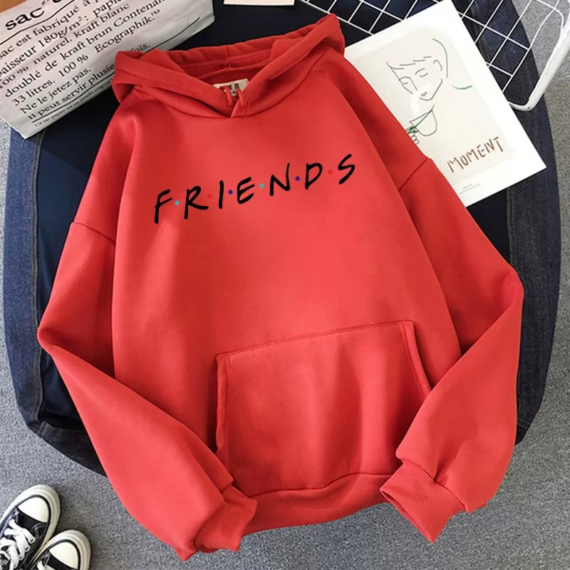 Women's Friends Letter Print Hoodie