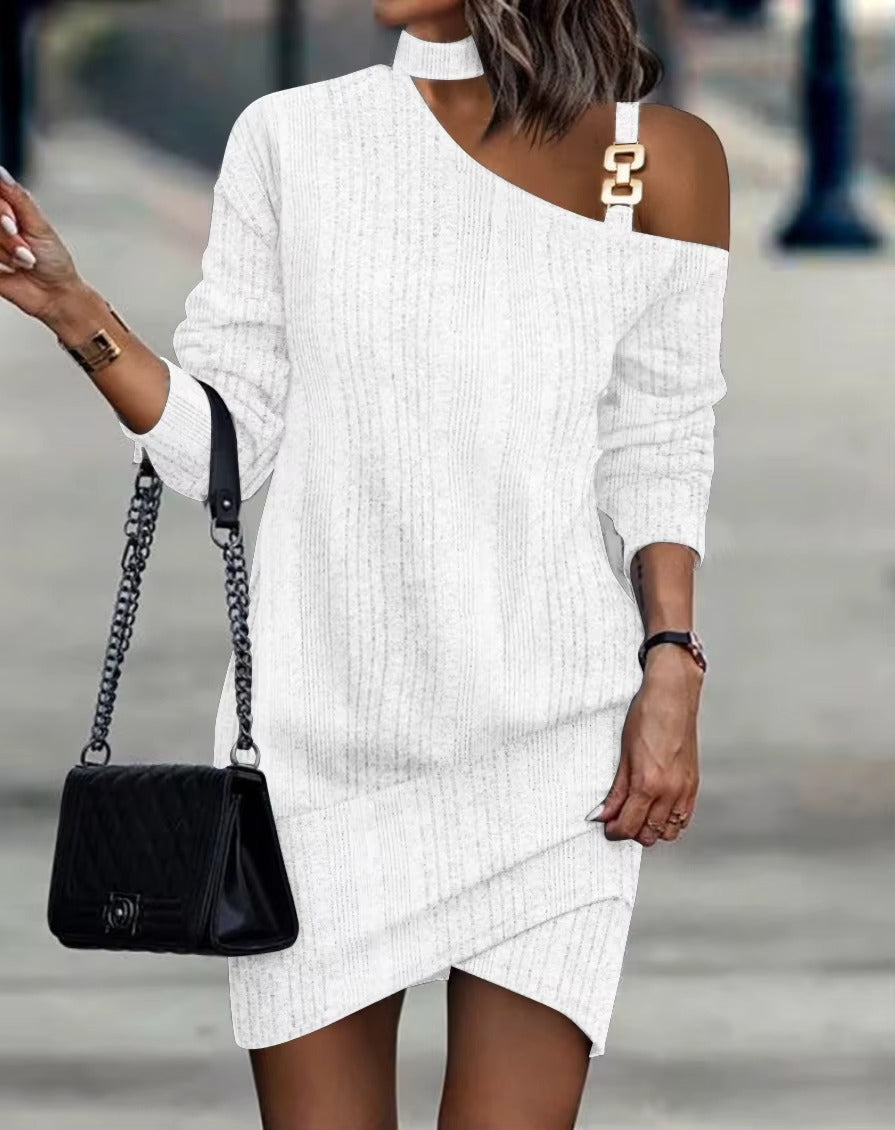 Mini A-Line Sweater Dress