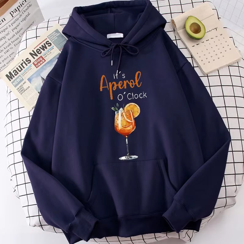 Vintage Aperol O'Clock Graphic Hoodie