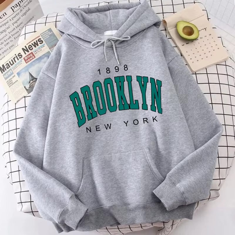 Vintage Brooklyn Graphic Hoodie Women's