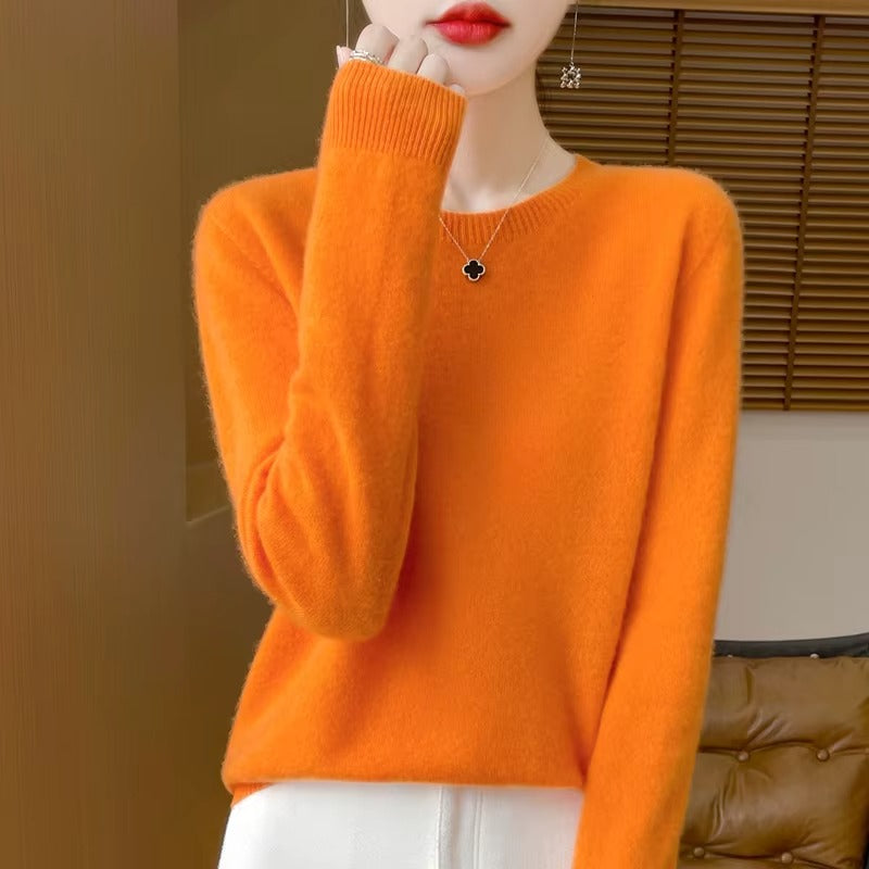 Warm Pullover O-Neck Sweater for Women