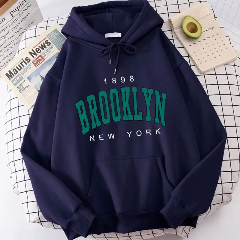 Vintage Brooklyn Graphic Hoodie Women's