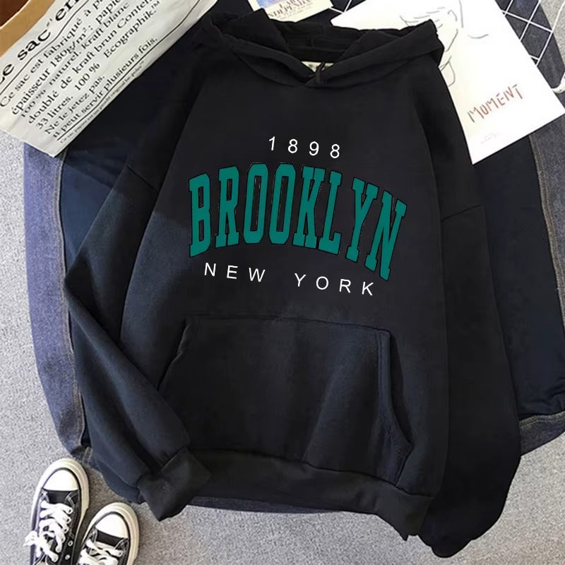 Vintage Brooklyn Graphic Hoodie Women's