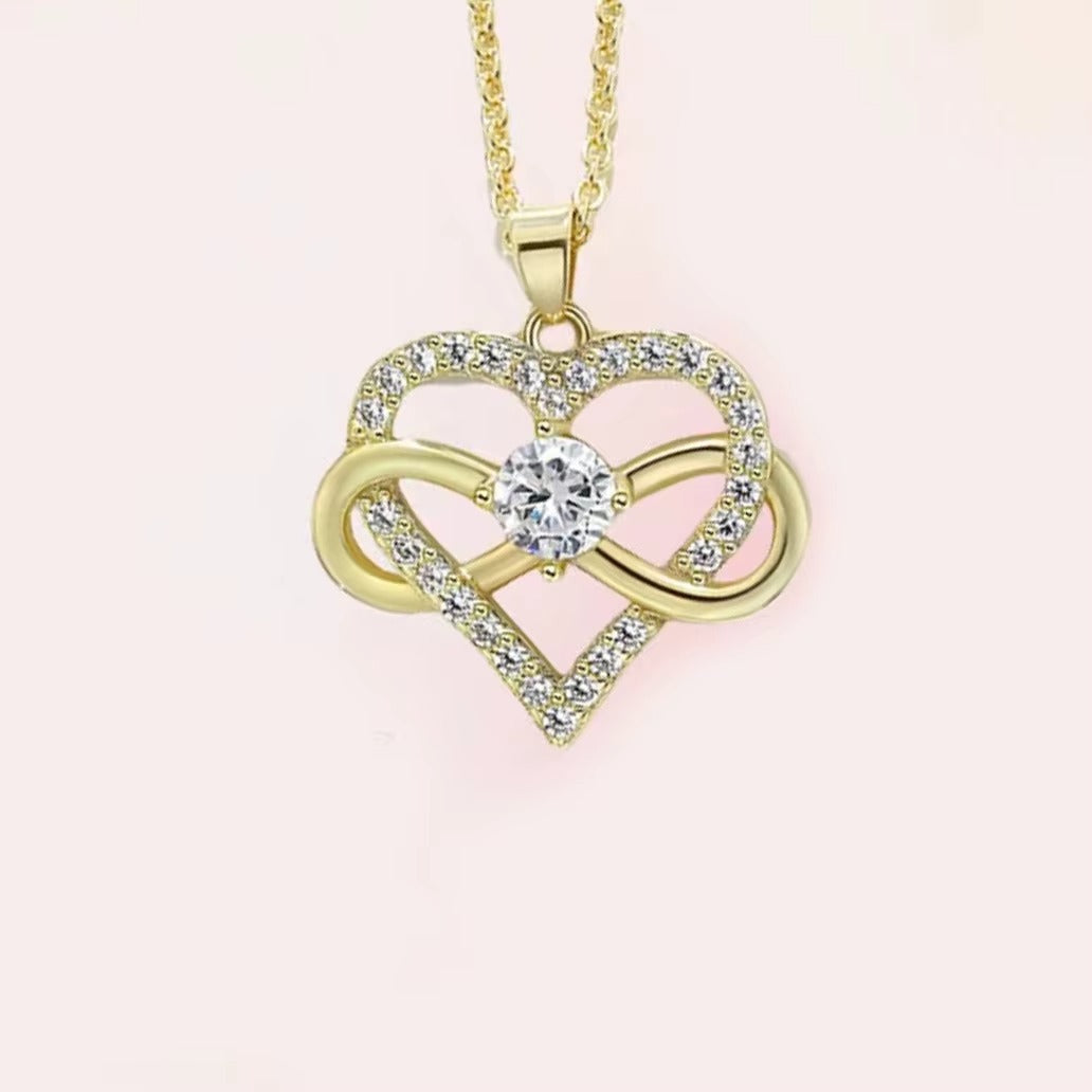Affordable Zircon Heart Necklace for Valentine’s Day | US & Worldwide Shipping