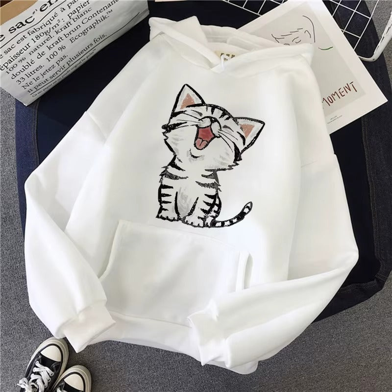 Purrfect 90s Vibes Hoodie