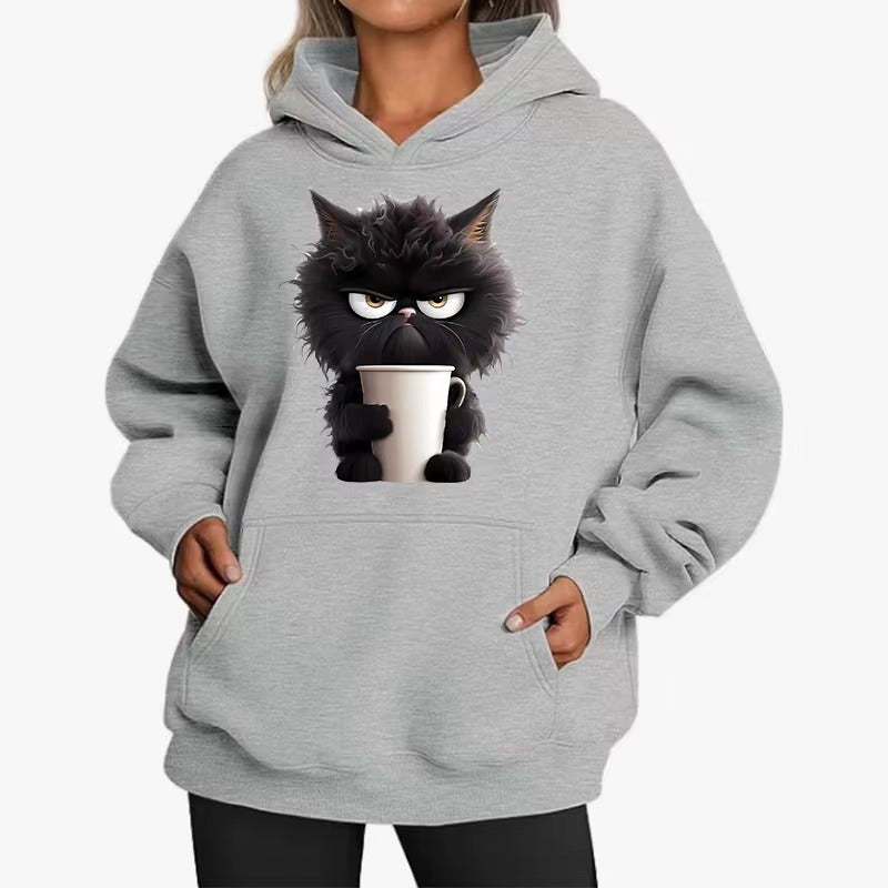 Funny Cat Women's Hoodie