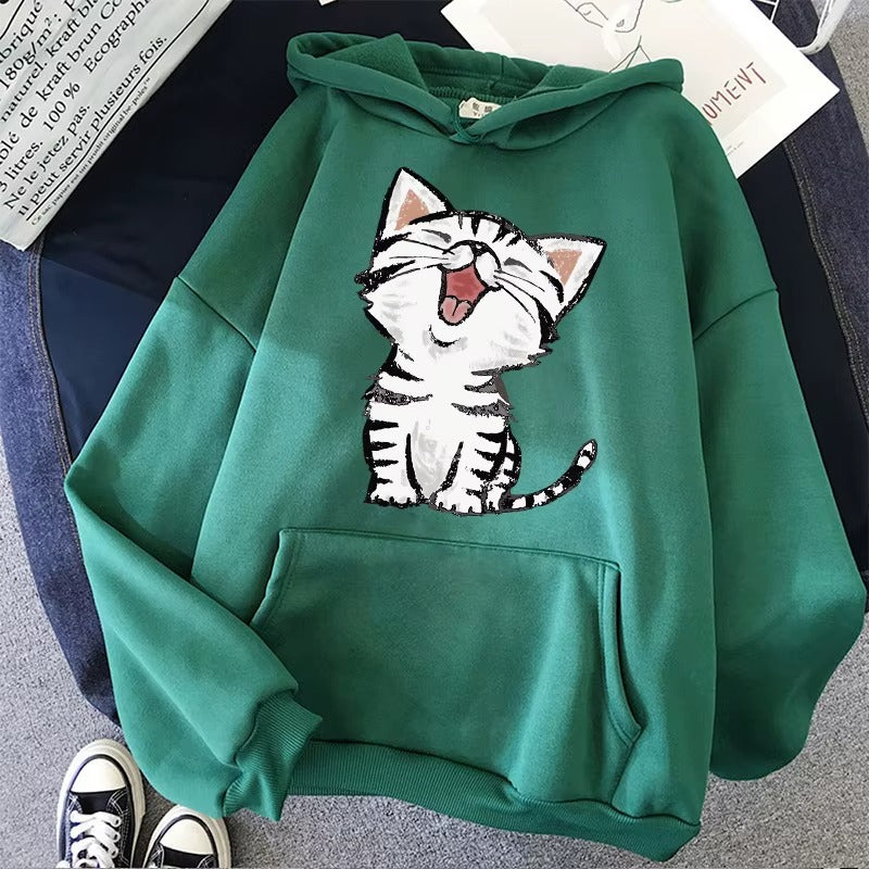 Purrfect 90s Vibes Hoodie