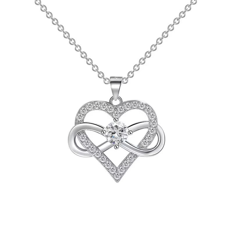 Affordable Zircon Heart Necklace for Valentine’s Day | US & Worldwide Shipping