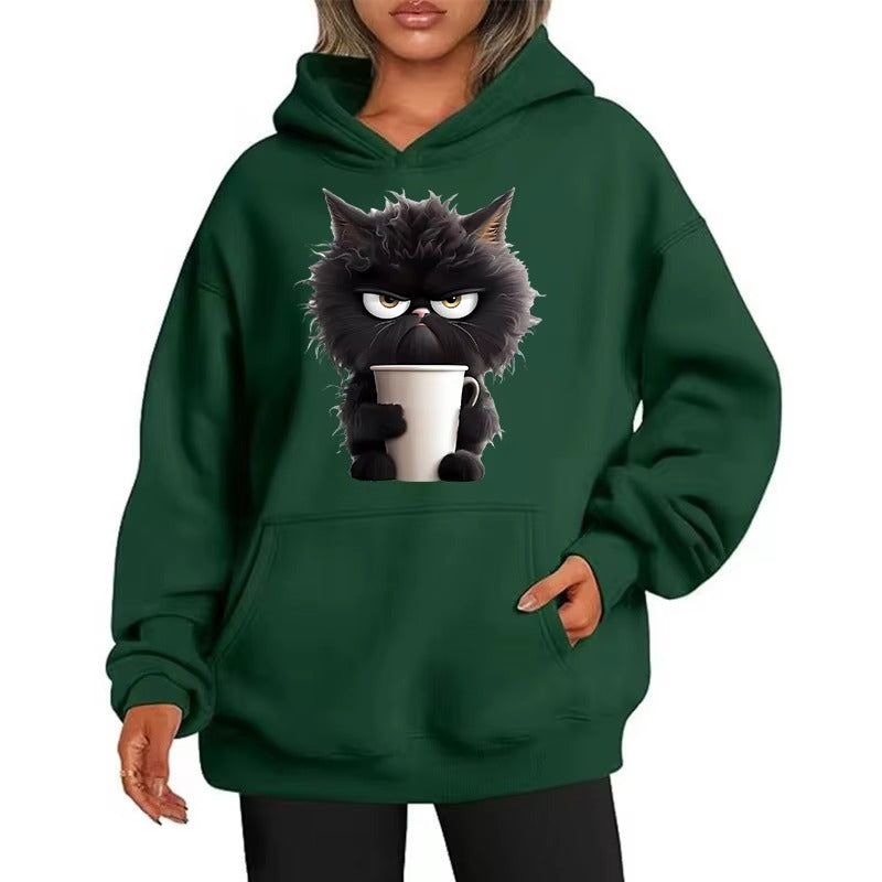 Funny Cat Women's Hoodie