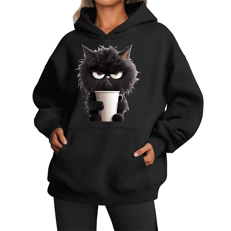 Funny Cat Women's Hoodie