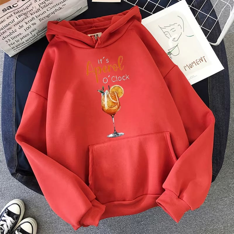 Vintage Aperol O'Clock Graphic Hoodie