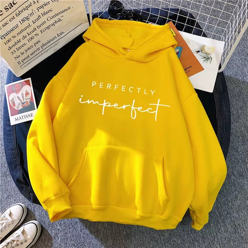 The "Perfectly Imperfect" Crewneck Hoodie - Women's Y2K Essential