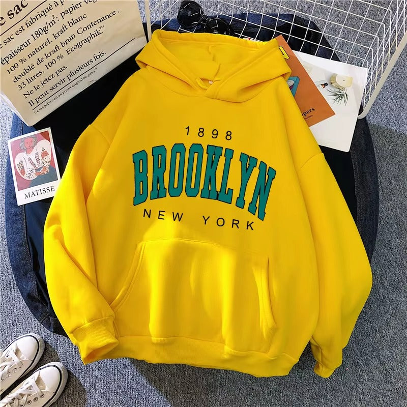 Vintage Brooklyn Graphic Hoodie Women's