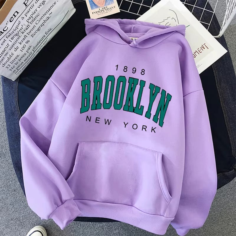 Vintage Brooklyn Graphic Hoodie Women's