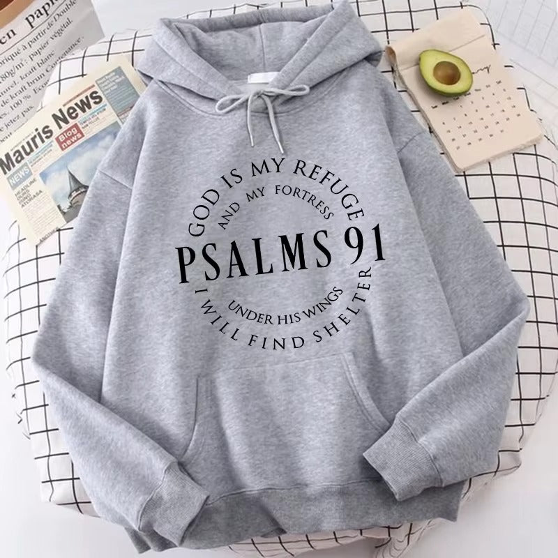 Casual Long Sleeve Graphic Hooded Sweatshirt