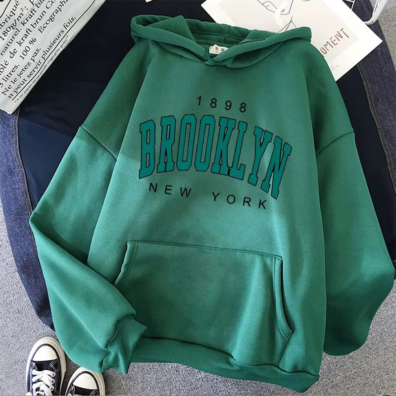 Vintage Brooklyn Graphic Hoodie Women's