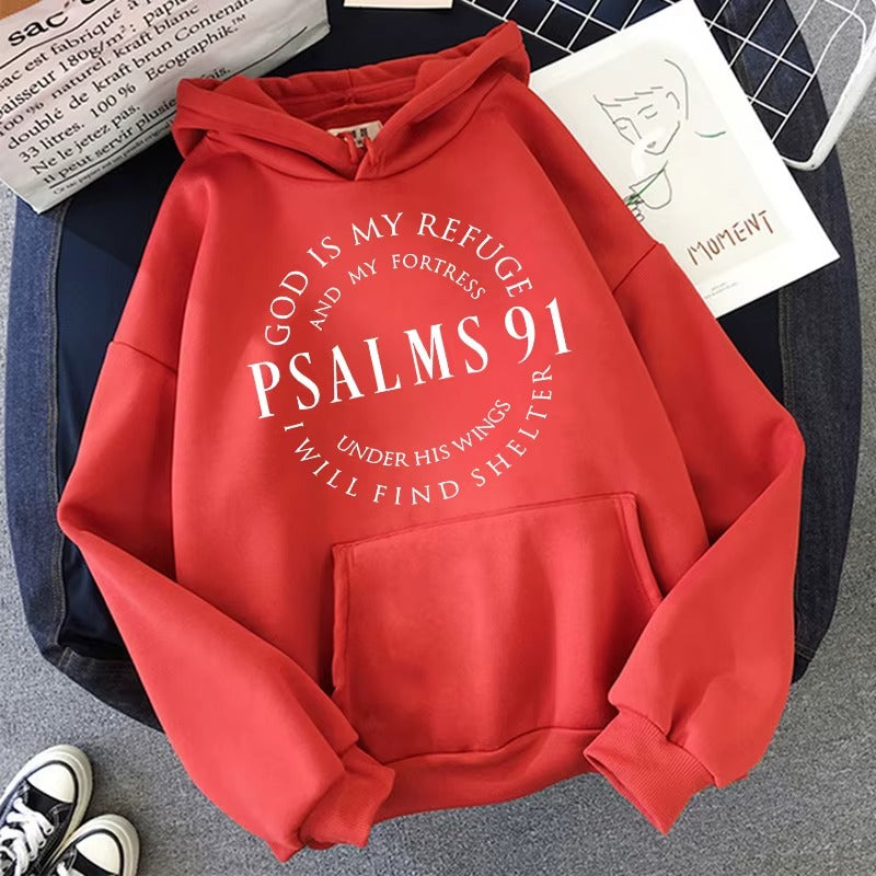 Casual Long Sleeve Graphic Hooded Sweatshirt