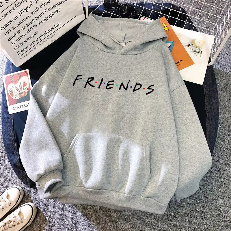 Women's Friends Letter Print Hoodie