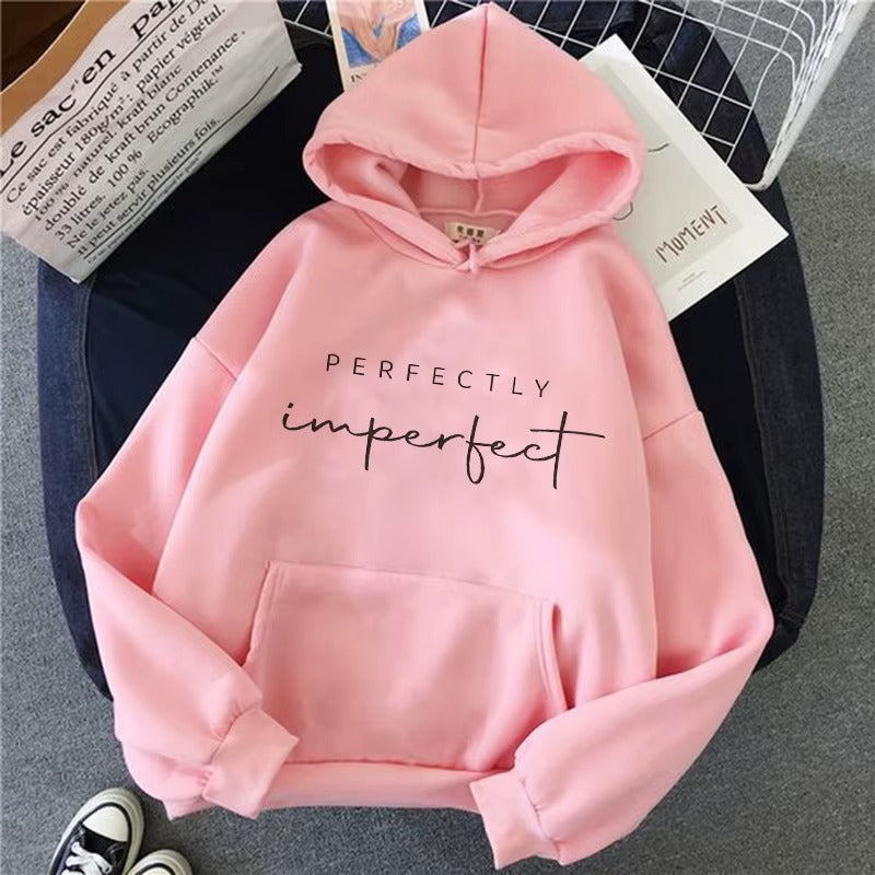 The "Perfectly Imperfect" Crewneck Hoodie - Women's Y2K Essential