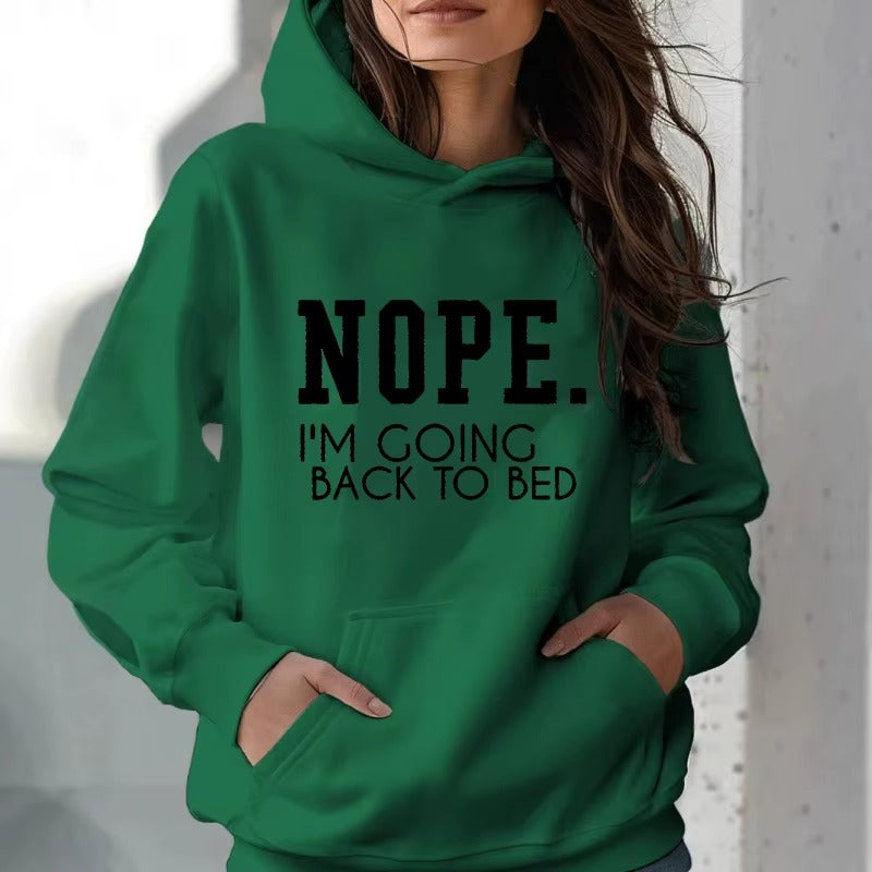 "I'm Coming To Bed" Print Women's Hoodie