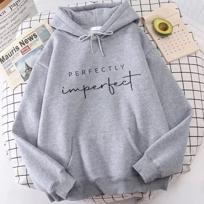 The "Perfectly Imperfect" Crewneck Hoodie - Women's Y2K Essential