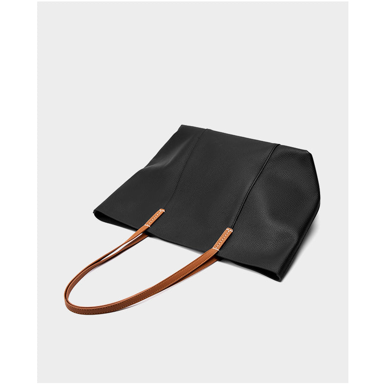 Grace Woman Leather Large Shopper Tote Bag