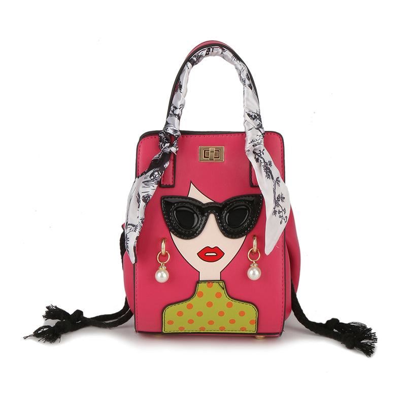 Lucy Woman Glasses Handbag