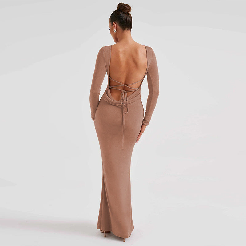 Gina Backless Maxi Dress