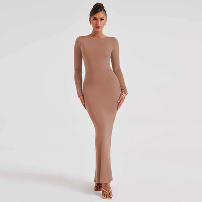 Gina Backless Maxi Dress
