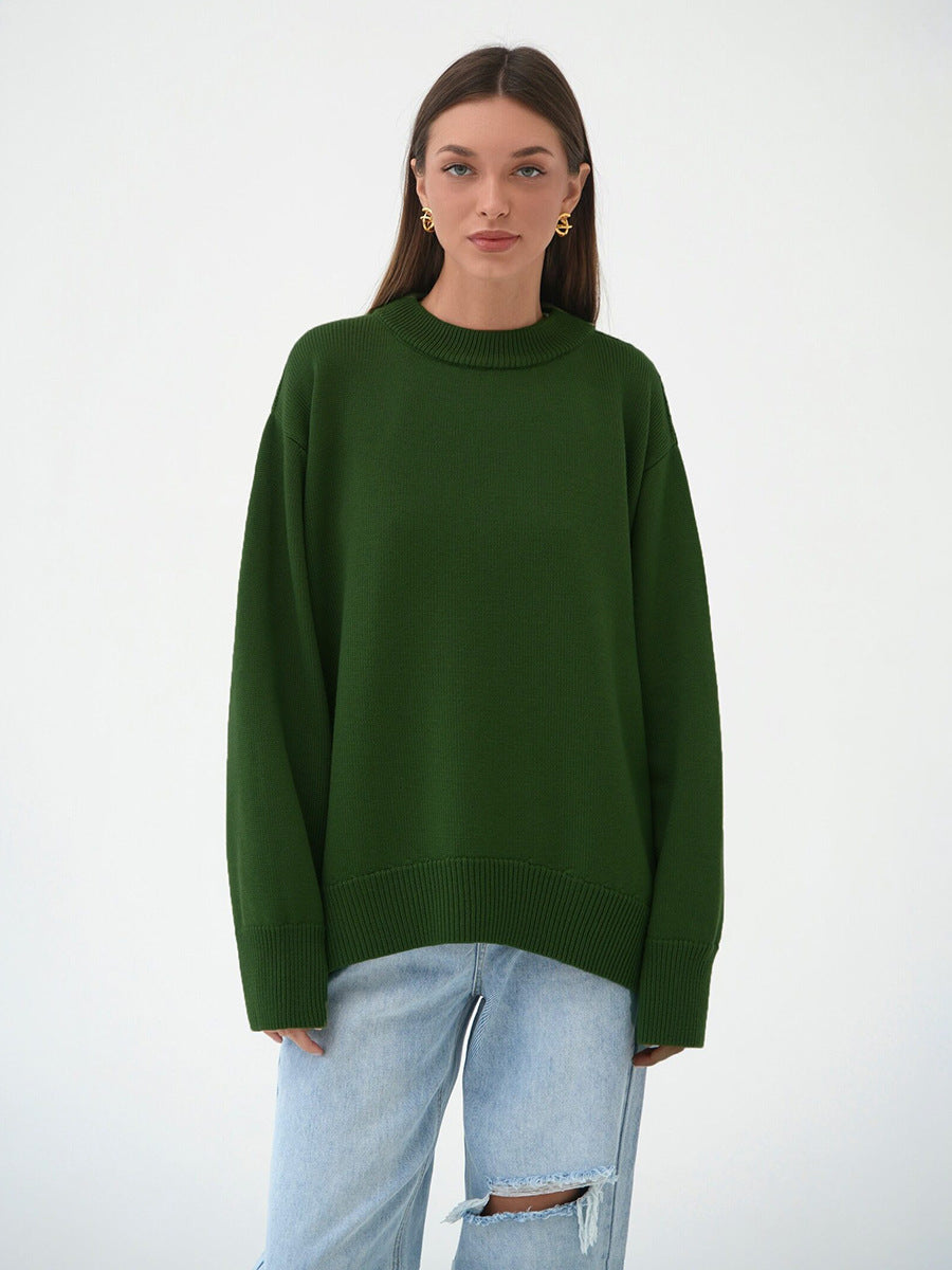 Tina O Neck Oversized Casual Women Sweater