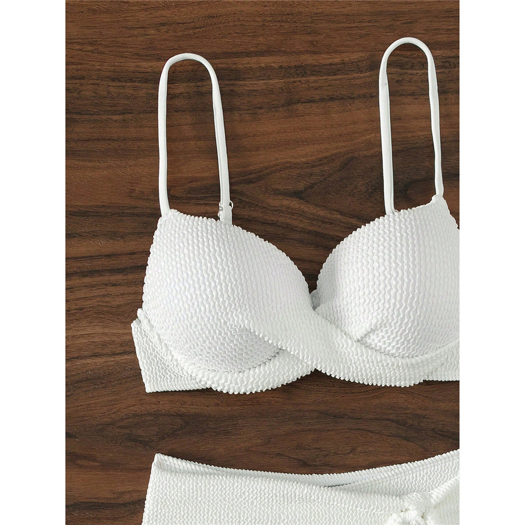 Karen Wrinkled Bikini Push Up Bikini