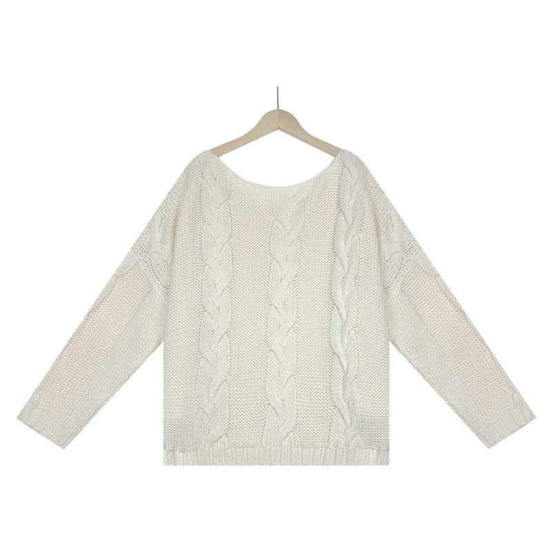 Grace Oversize Twist Bohemian Women Sweater