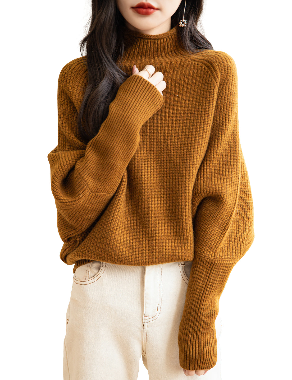 Jasmine Woman Turtleneck Sweater