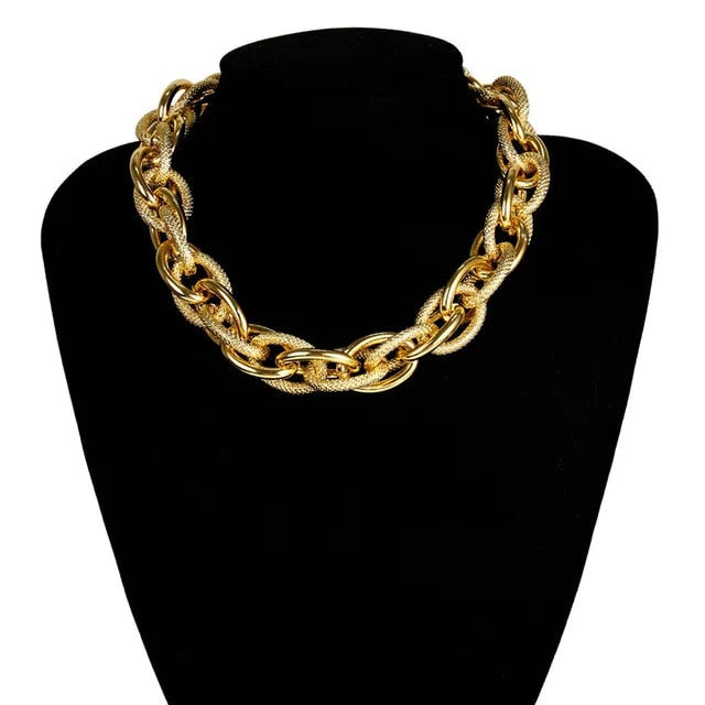 Marilyn Punk Lock Choker Necklace