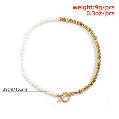 Wendy Pearl Chain Necklace