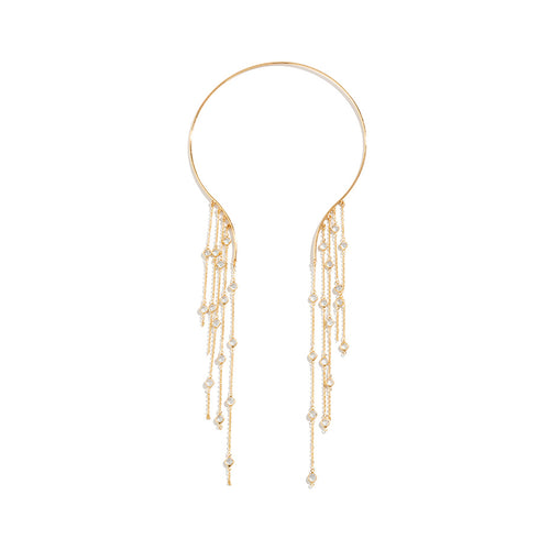 Abby Long Tassel Pendant Necklace